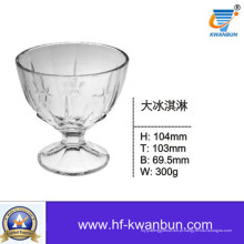 Limpar o sorvete de vidro tigelas de vidro bom preço de utensílios de mesa Kb-hn0141